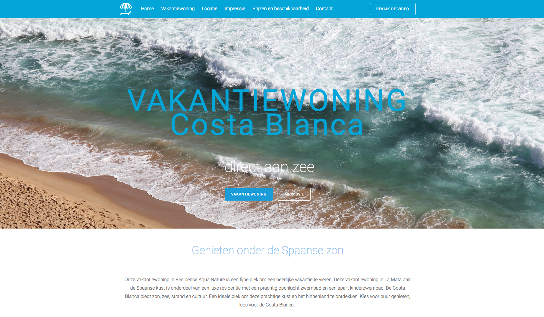 WebMagix portfolio www.vakantielamata.nl