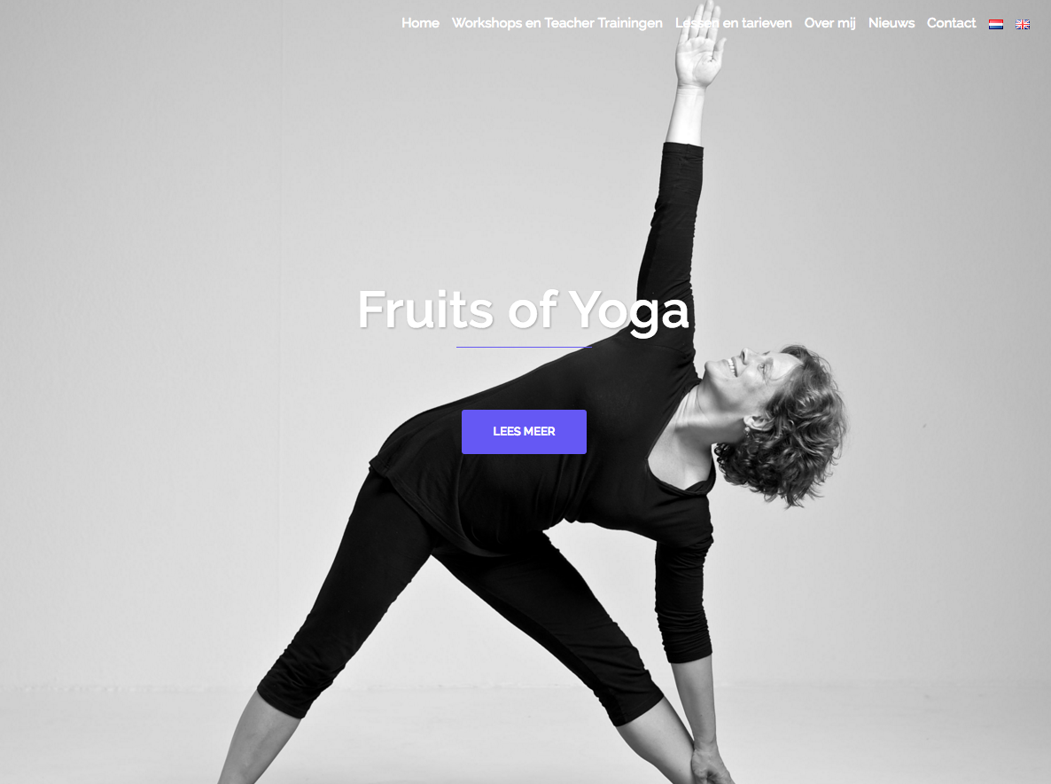 WebMagix portfolio Fruits of Yoga